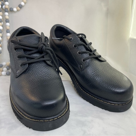Dr Scholl’s shoes Black Leather Oxford with Matte Finish size 9.5 - Picture 1 of 9